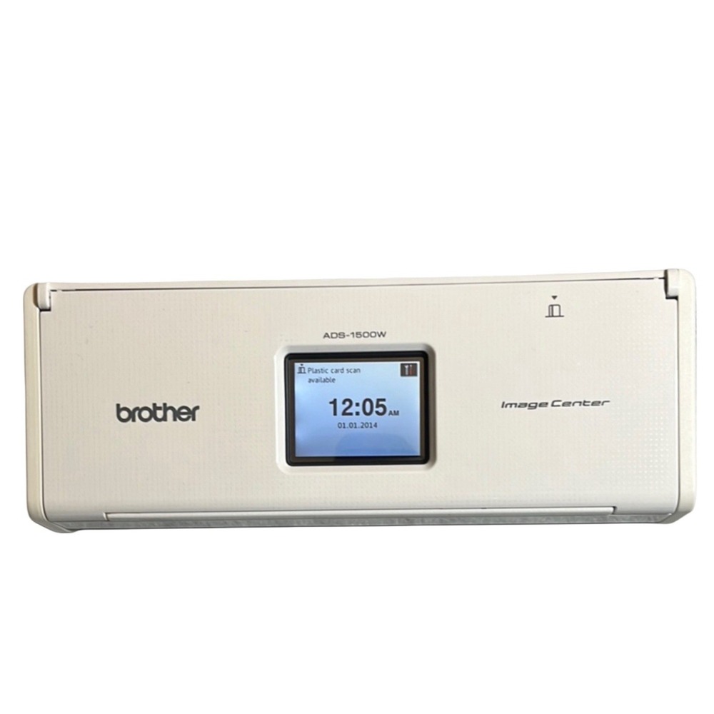 Brother Image Center ADS-1500W Portable Document & Card Scanner w/ Power Adapter